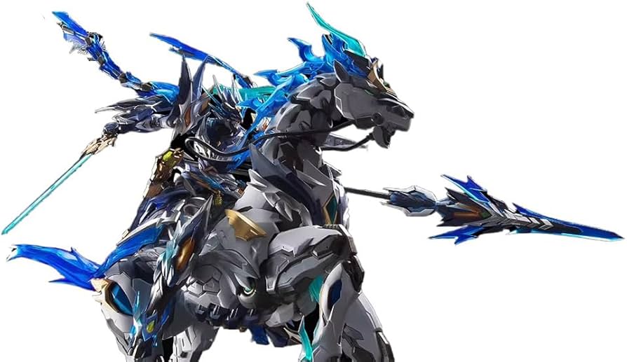 Amazon.co.jp: 摩動核 MNP-XH05 天佑星 竜胆虎将 趙雲 玉蘭白龍駒 超