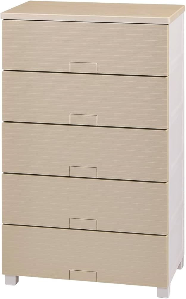 Amazon｜天馬 チェスト 完成品 フィッツチェスト ウッド 5段 タンス