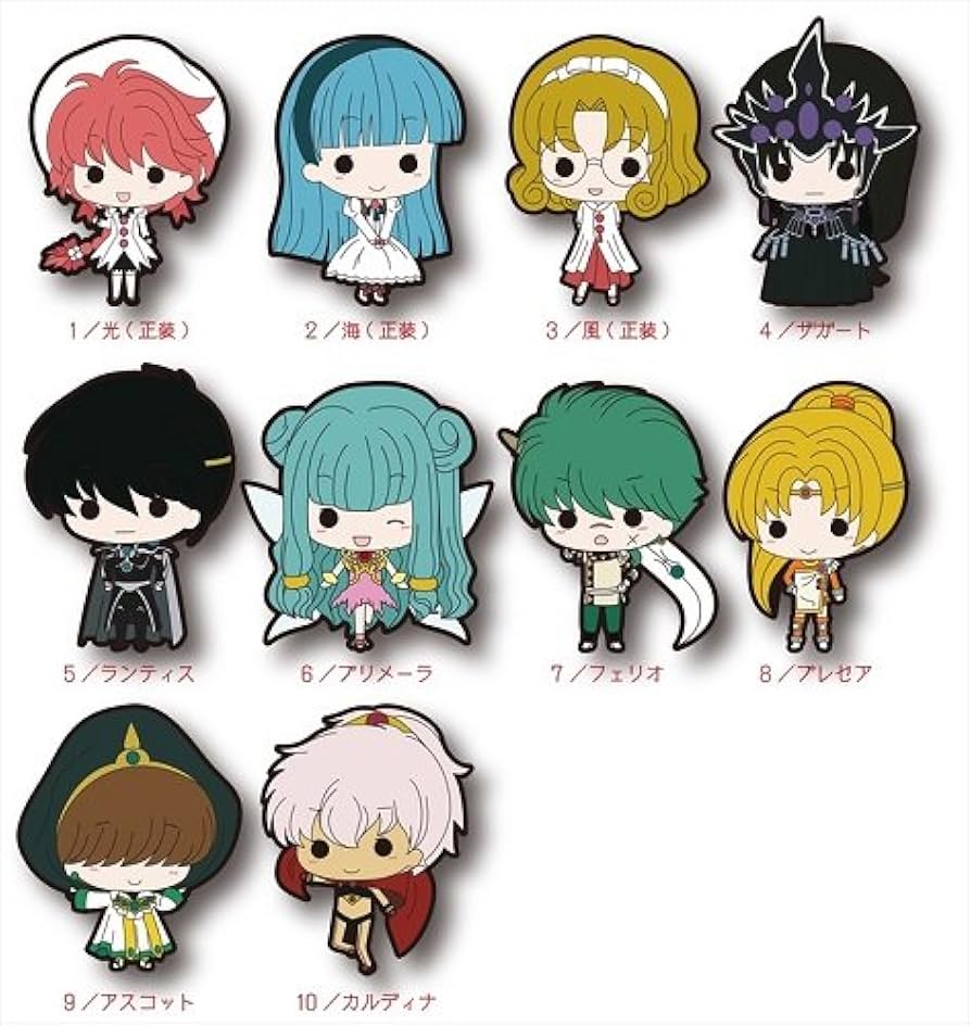 Amazon.co.jp: TINYラバーストラップ 魔法騎士レイアース 02 BOX商品
