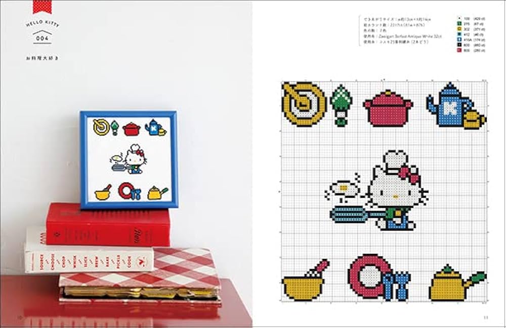 ハローキティとパティ&ジミーのクロスステッチBOOK | 宗 のりこ |本