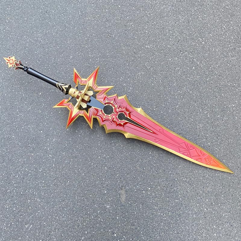 Amazon.co.jp: 原神 マーヴィカ 武器 千烈の日輪 コスプレ道具 炎神
