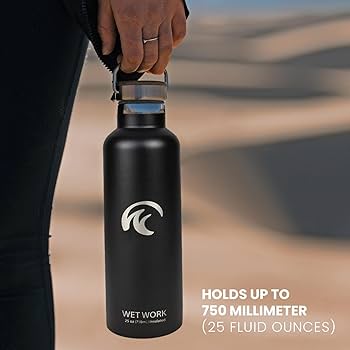 Amazon.com: Wet Work Stainless Steel Water Bottle for Hot and Cold