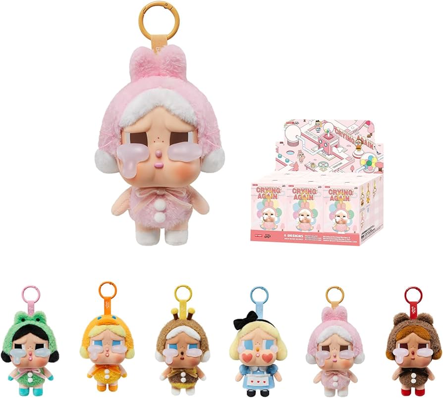 Amazon.com: POP MART Crybaby Tears Factory Series - Vinyl face