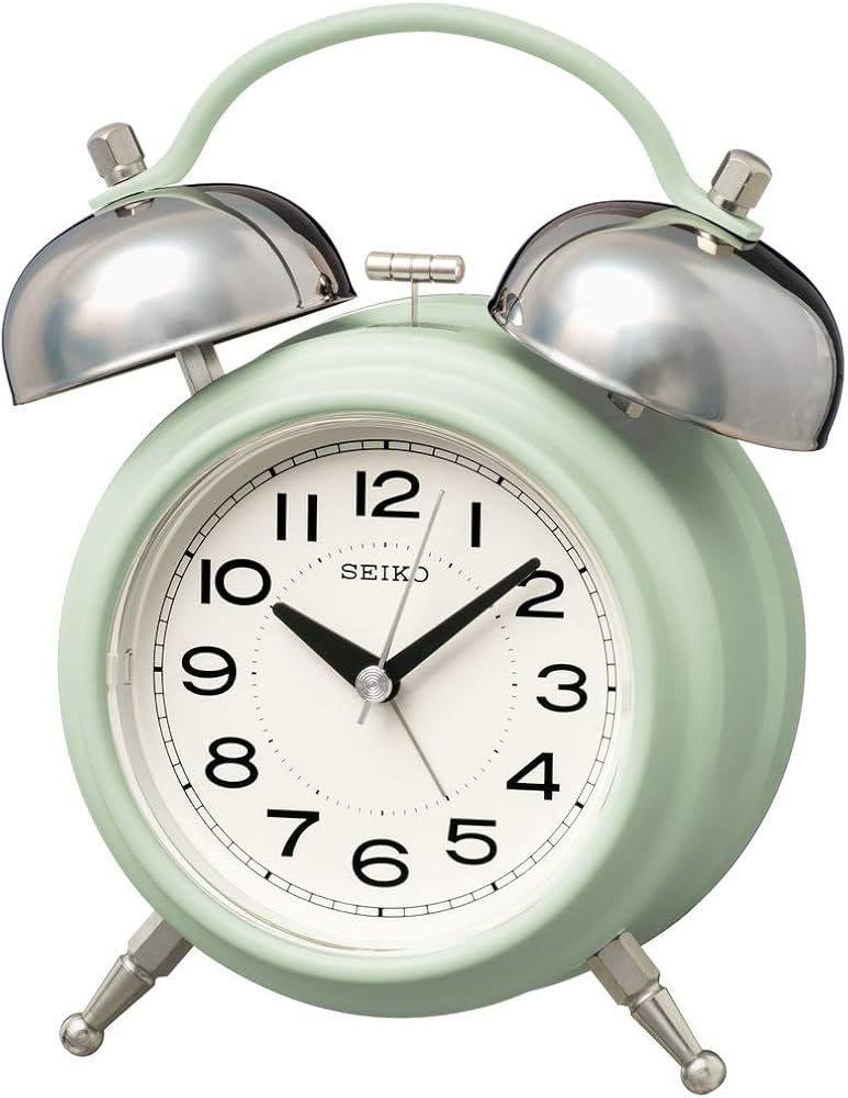 Amazon.co.jp: セイコークロック 置き時計 01:薄緑 本体サイズ: 17.8