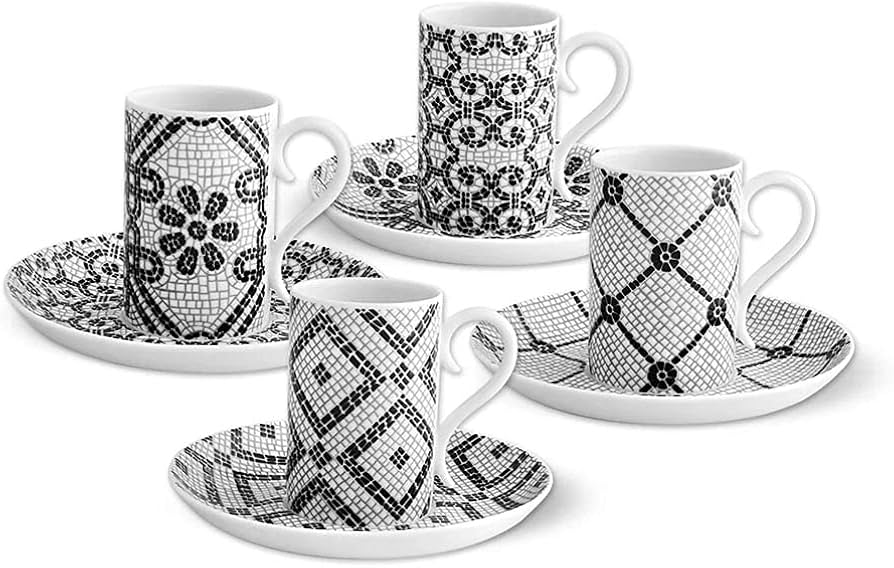 Amazon.com: Vista Alegre Calcada Portuguesa Coffee Cup and Saucer