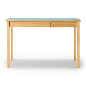 Amazon.co.jp: 無印良品 木製デスク グリーン 幅110×奥行55×高さ70cm