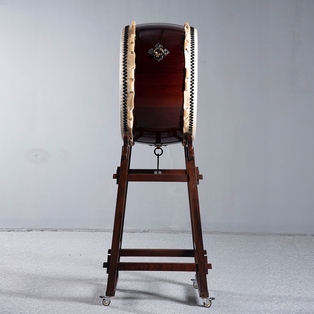 大平胴太鼓 大平太鼓 3尺（鼓面:90cm） やぐら台（キャスター付）と