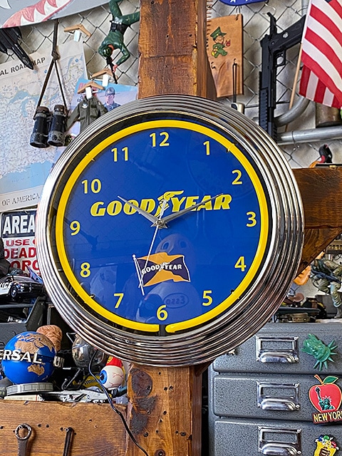 ガレージネオンクロック （グッドイヤー）の通販・販売 | アメリカ雑貨