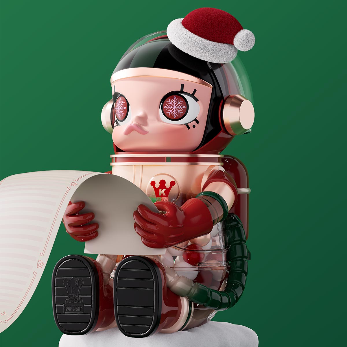 MEGA SPACE MOLLY 400% Christmas2024 - POP MART (United States)