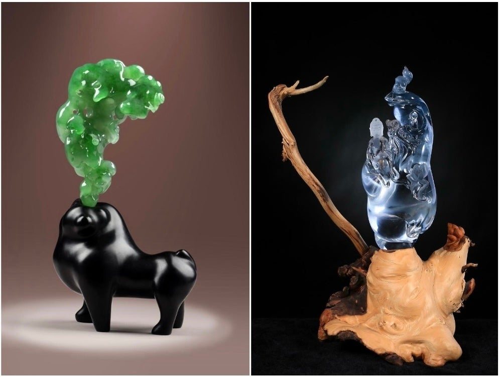 土から生まれるいのち -彫刻家セツ・スズキと中国玉石作品展」日中友好