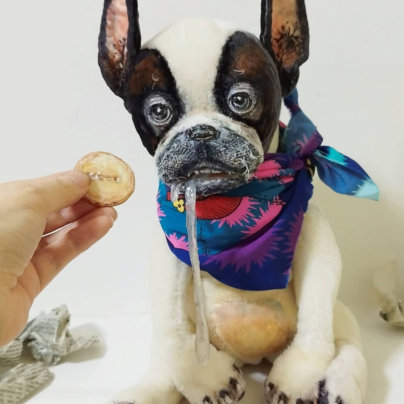 05_よだれフレブルとロボット – 渡辺利絵ドール作品 HOME