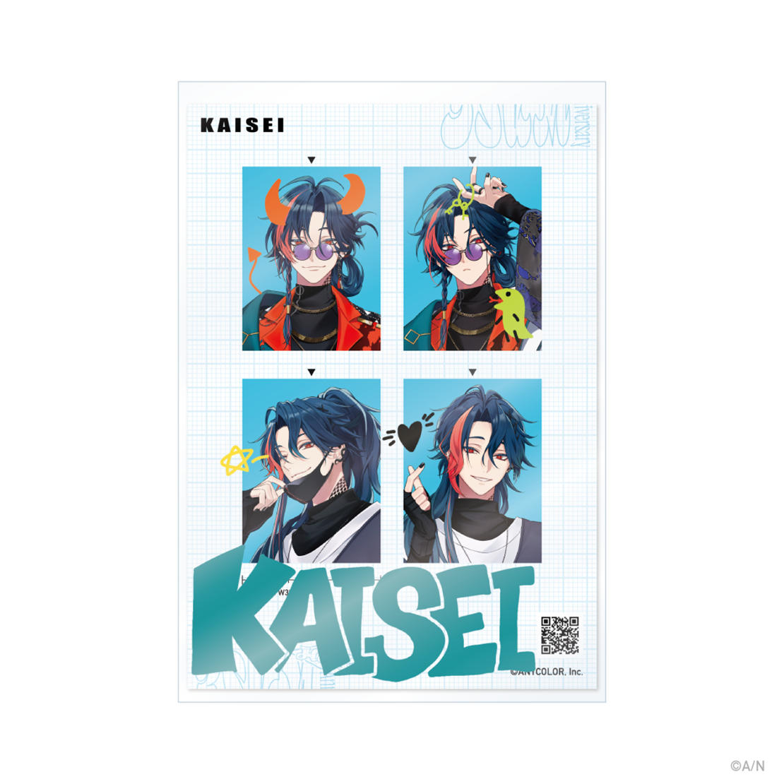 3SKM Half Anniversary】証明写真風ブロマイド＆スリーブセット｜にじ