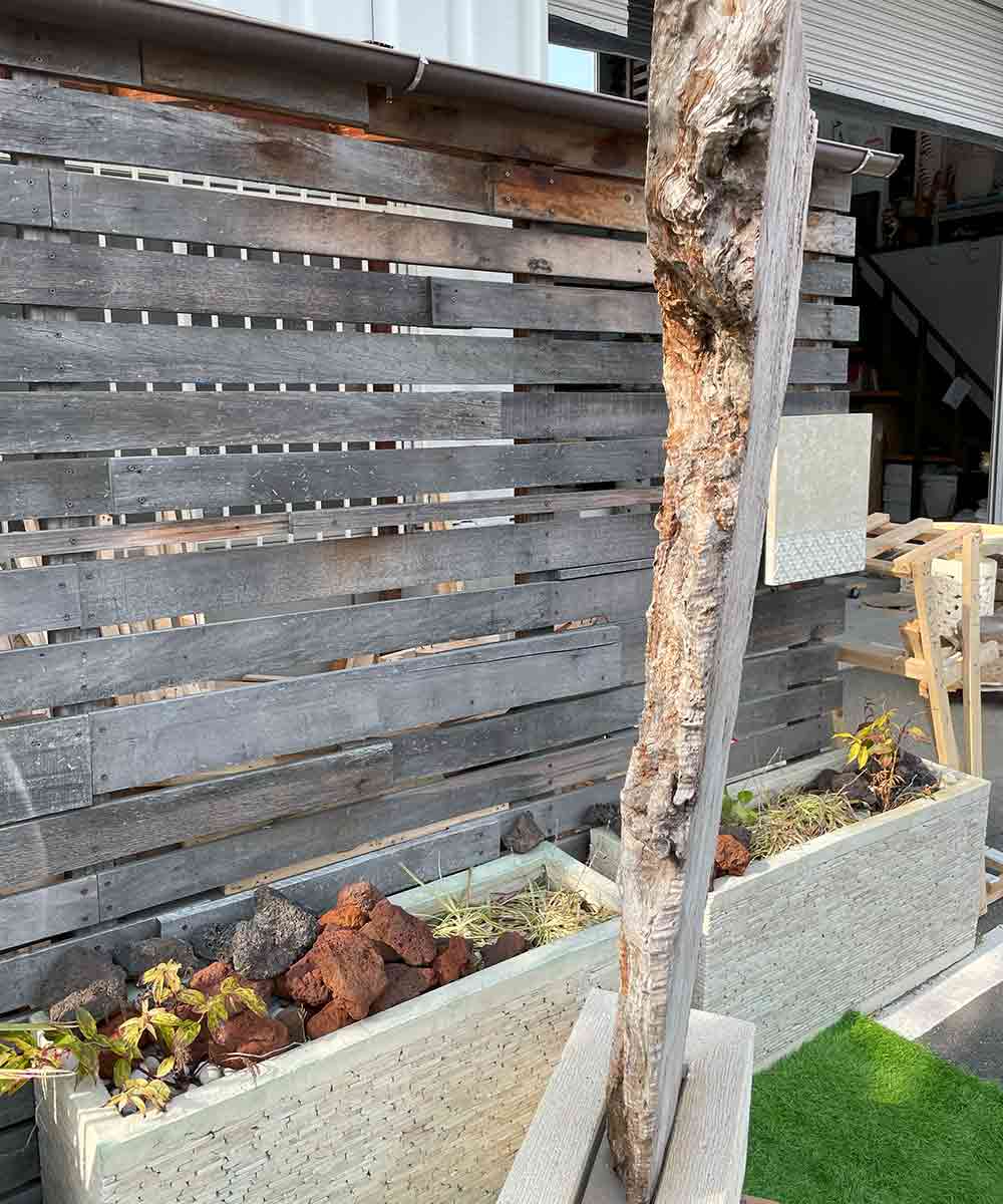 バリ島製 天然木 スタンドオブジェ H180cm 特大 看板 門 木製 個性的