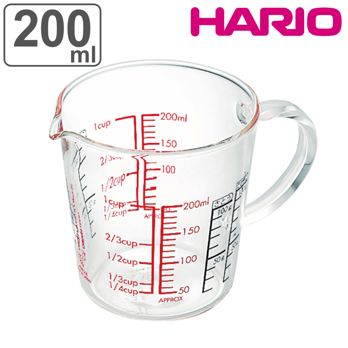 PYREX（パイレックス） 計量カップ 100ml 耐熱ガラス メジャーカップ