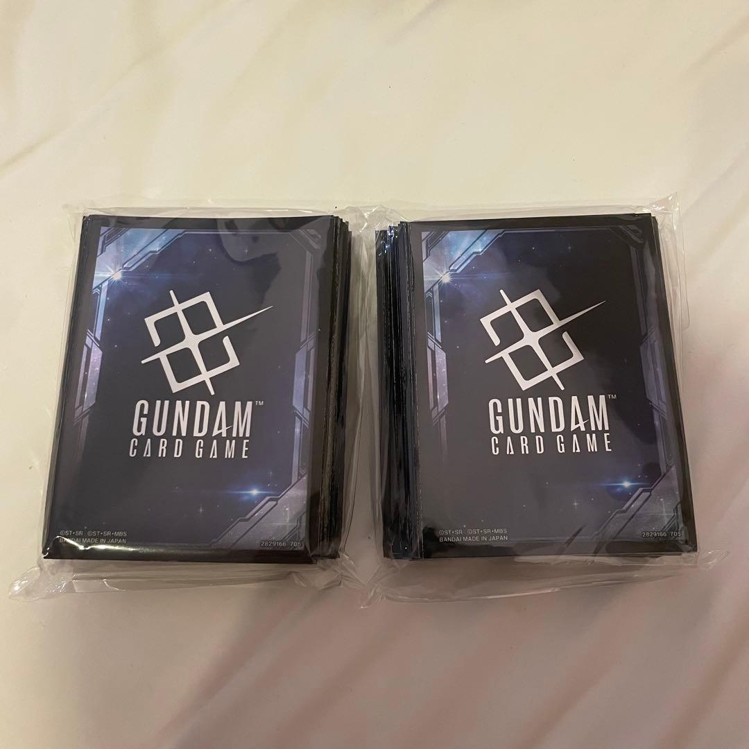 GCG ガンダムカードゲーム スリーブ EX spaceblack 未開封×2 ガンダムカードゲーム 公式リリースイベント | GUNDAM CARD GAME 公式