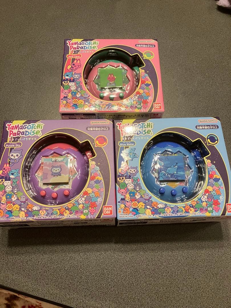たまごっちパラダイス　ピンクとブルーとパープルまとめ売り　未開封も含む たまごっちパラダイス ピンクとブルーとパープルまとめ売り 未開封も