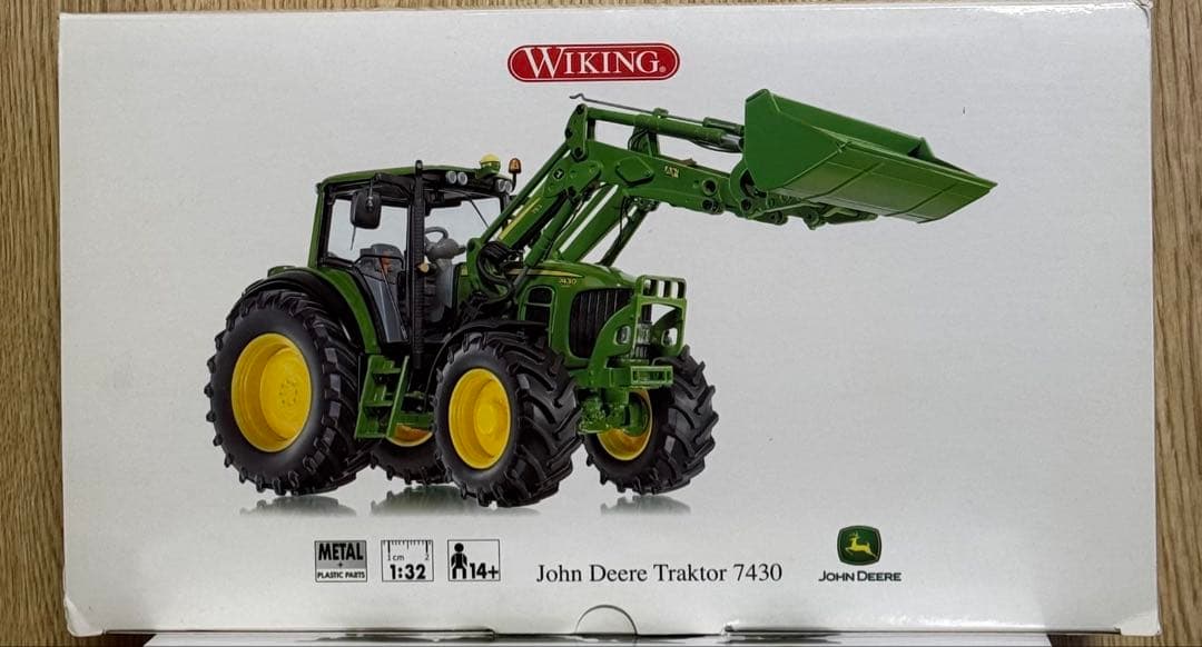 その他 Wiking John Deere Traktor 7430 1:32 Wiking 7309 - John Deere 7430 Tractor with Frontloader