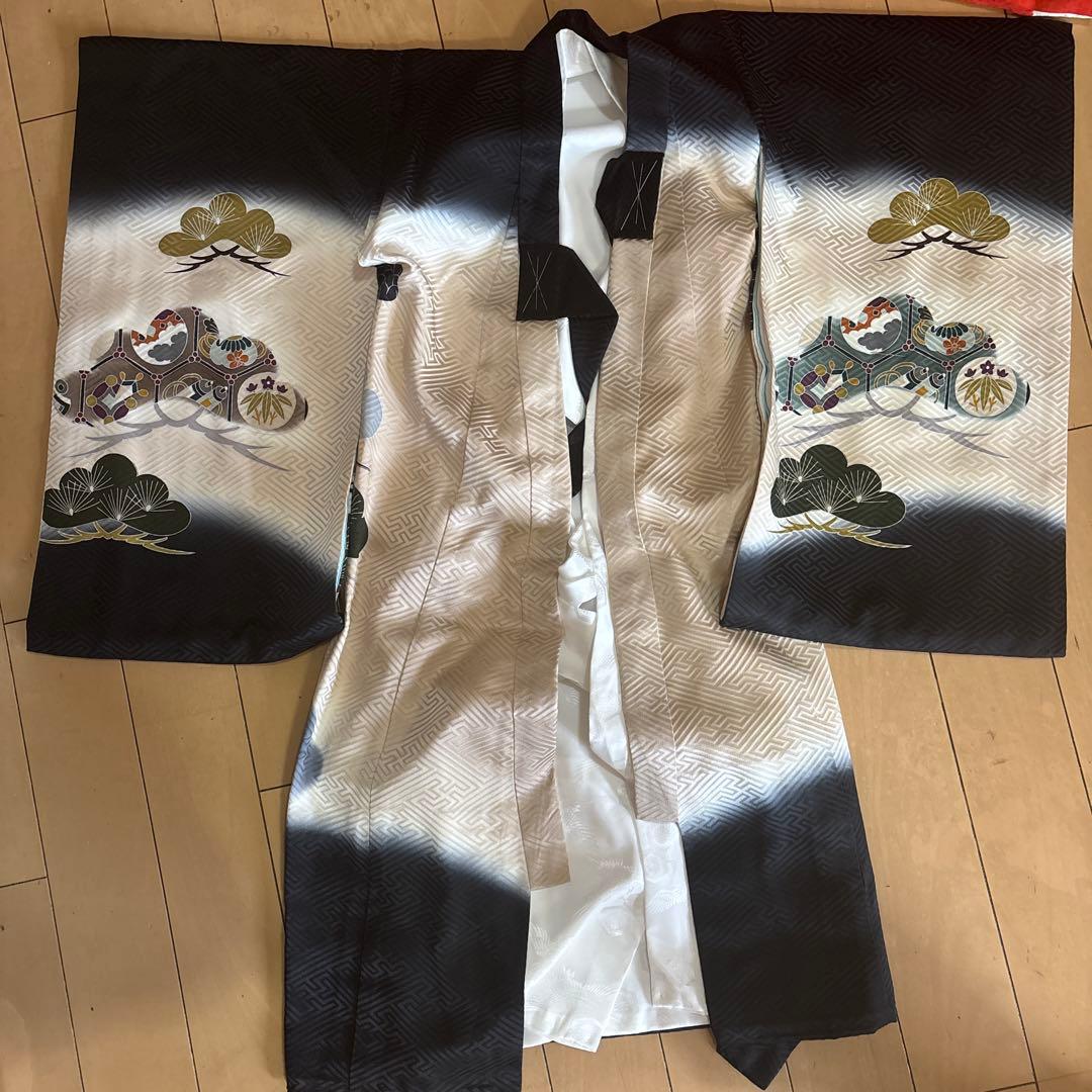 七五三用伝統的和服　男の子5歳 １ヶ月後けします SOUBIEN（創美苑） 七五三 フルセット レンタル 5歳 衣装 着物 男の子