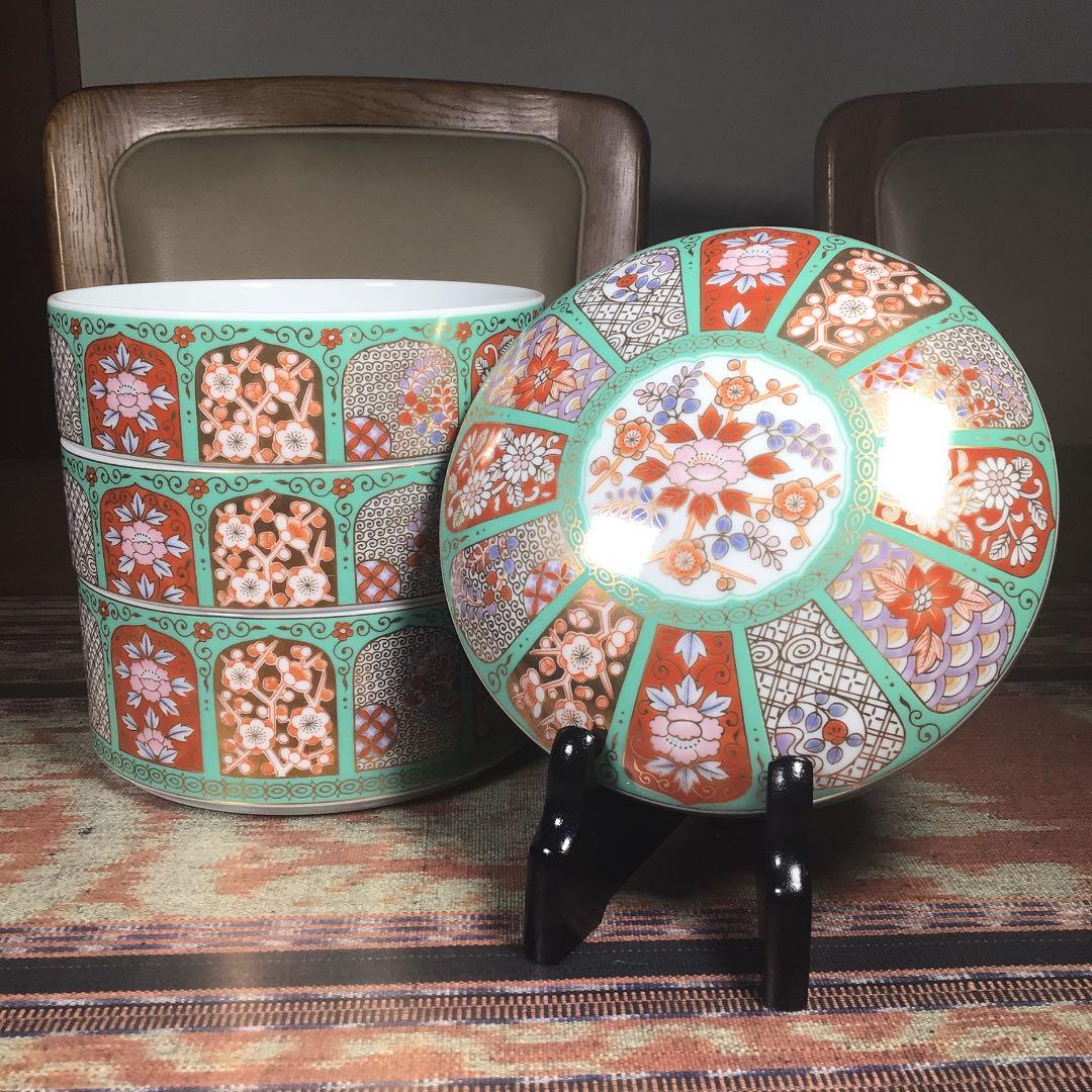 『ハピうー特価』　美濃焼　庫山窯　金彩　三段重 ハピうー特価』 美濃焼 庫山窯 金彩 三段重 - メルカリ