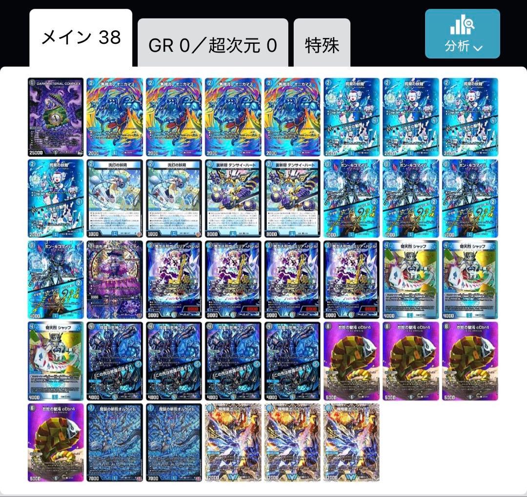 青黒コンプレックスデッキパーツ 青黒complex – DM VOLTA