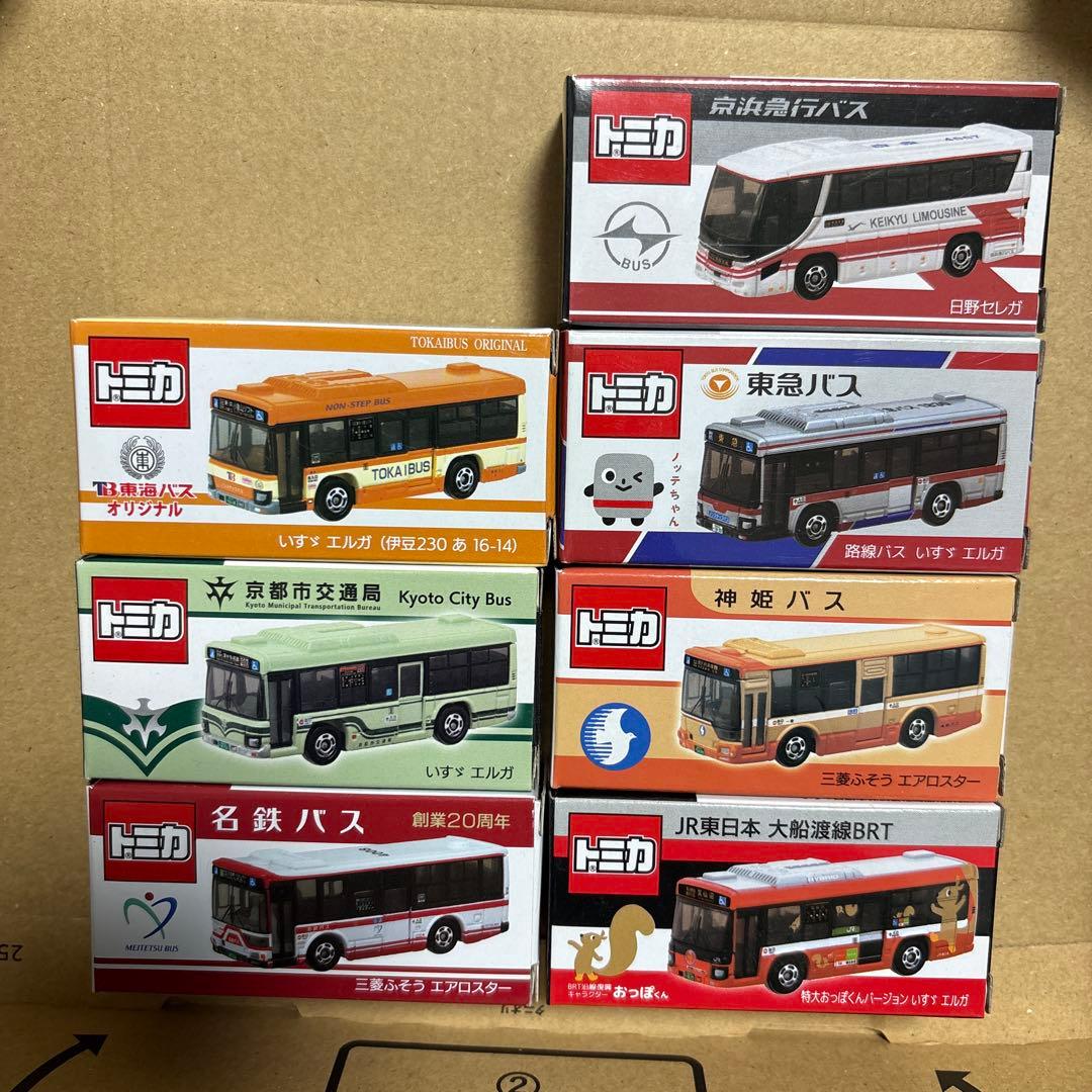 特注トミカ　路線バス　7台セット ミニカーショップグローバル - 特注トミカ 江ノ電バス 路線バス3台セット