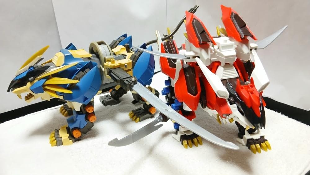 【希少セット】ゾイドジェネシス ムラサメライガー＆ハヤテライガー ジャンク品 中古】(本体B+/箱B)ゾイドジェネシス 1/72 GZ-010 ムラサメライガー