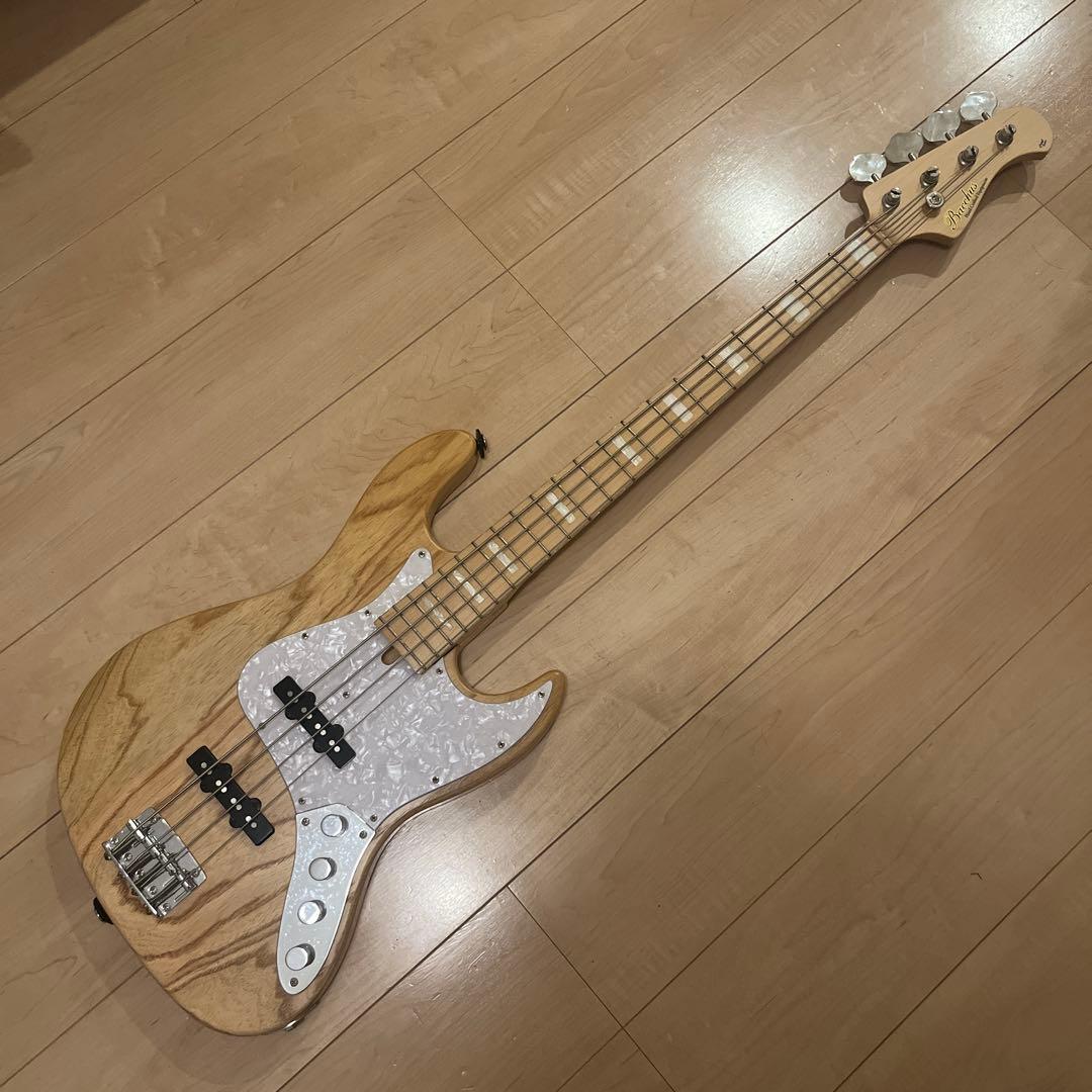 Bacchus バッカス ジャズベース クラフトシリーズ ナチュラル 日本製 バッカス（Bacchus） 日本製ハンドメイドベース