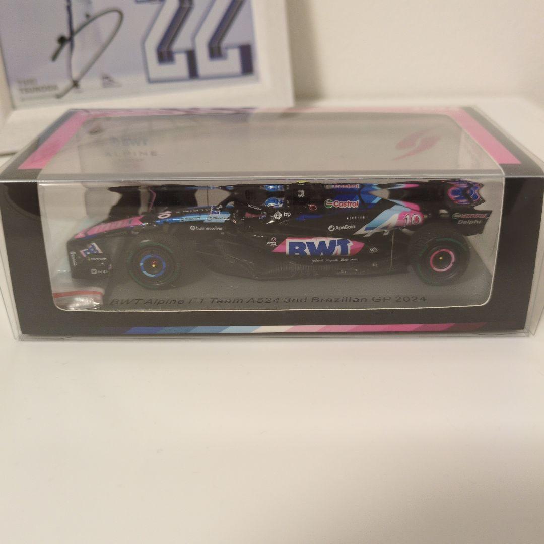 スパーク 1/43 アルピーヌA524 ブラジルGP P.ガスリー スパーク 1/43 アルピーヌ A524 No.10 2024 F1 ブラジルGP 3位 P
