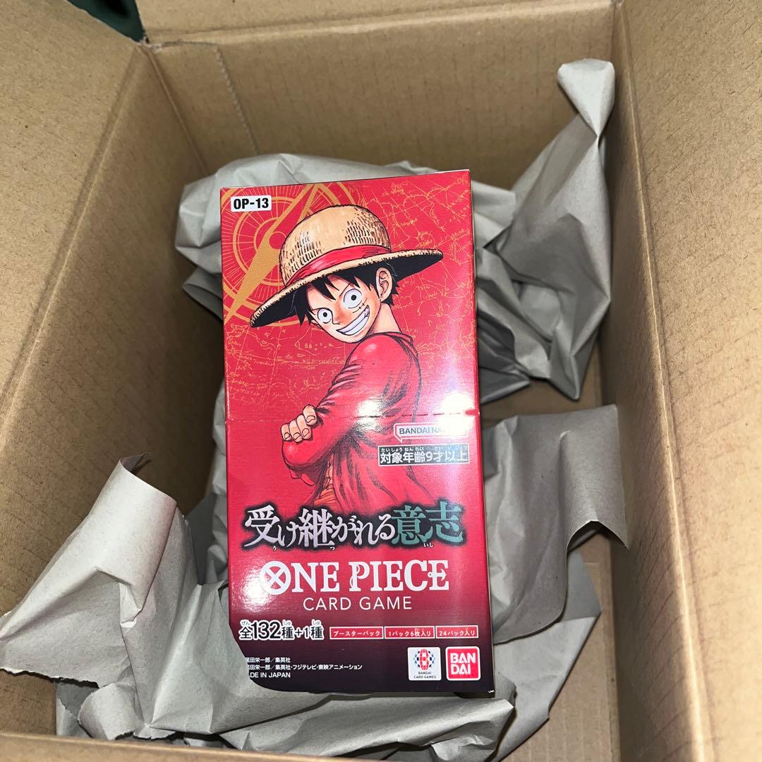 【未開封テープ付き】 ONE PIECEカード 受け継がれる意志1BOX ONE PIECE カードゲーム 受け継がれる意志 未開封テープ付き1BOX