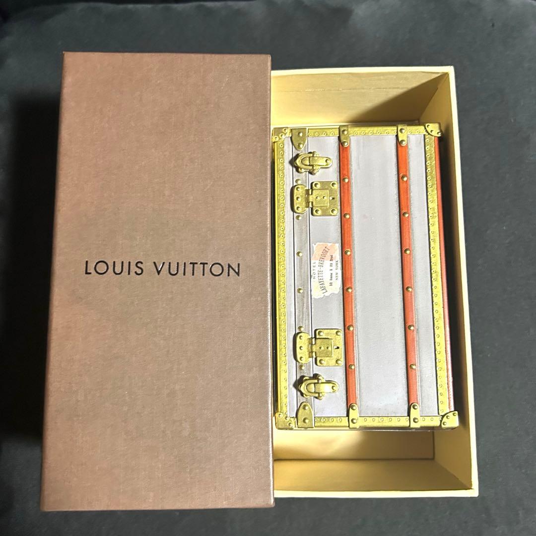 【希少】LOUISVUITTON ルイヴィトン ノベルティ オブジェ トランク LOUIS VUITTON - 値下げ新品未使用ルイヴィトンモノグラムミニトランク