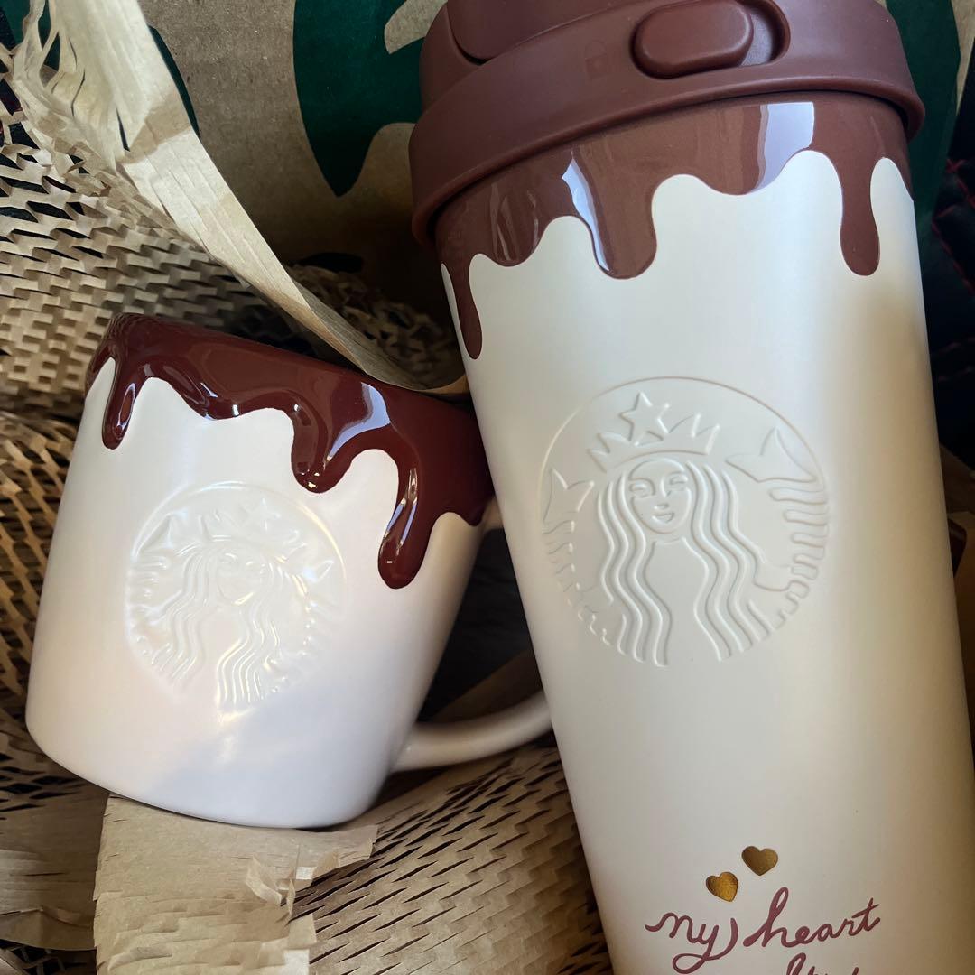 バレンタイン2026ステンレスTOGOボトルチョコレート　　Starbucks スタバ バレンタイン2026ステンレスTOGOボトルチョコレート473ml