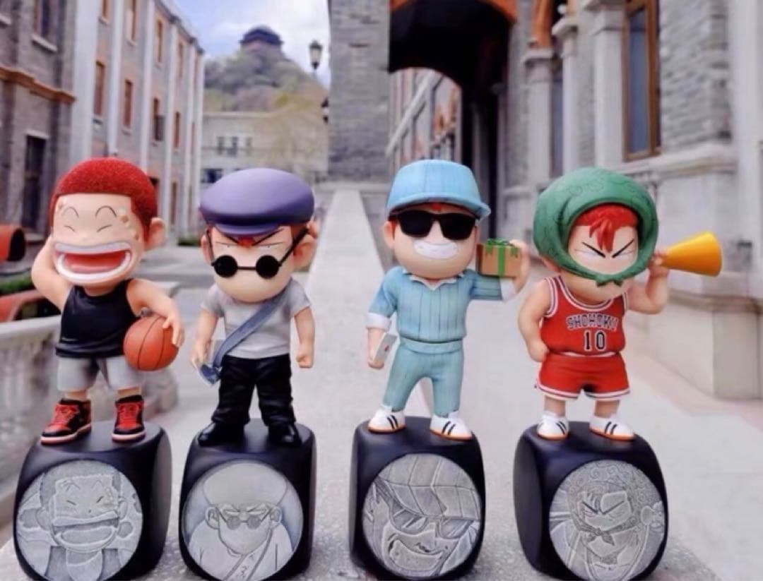 SLAM DUNK スラムダンク桜木花道 フィギュア ガレージキット 4体 スラムダンク 桜木花道 フィギュア ガレージキット 塗装済み完成品 1/6