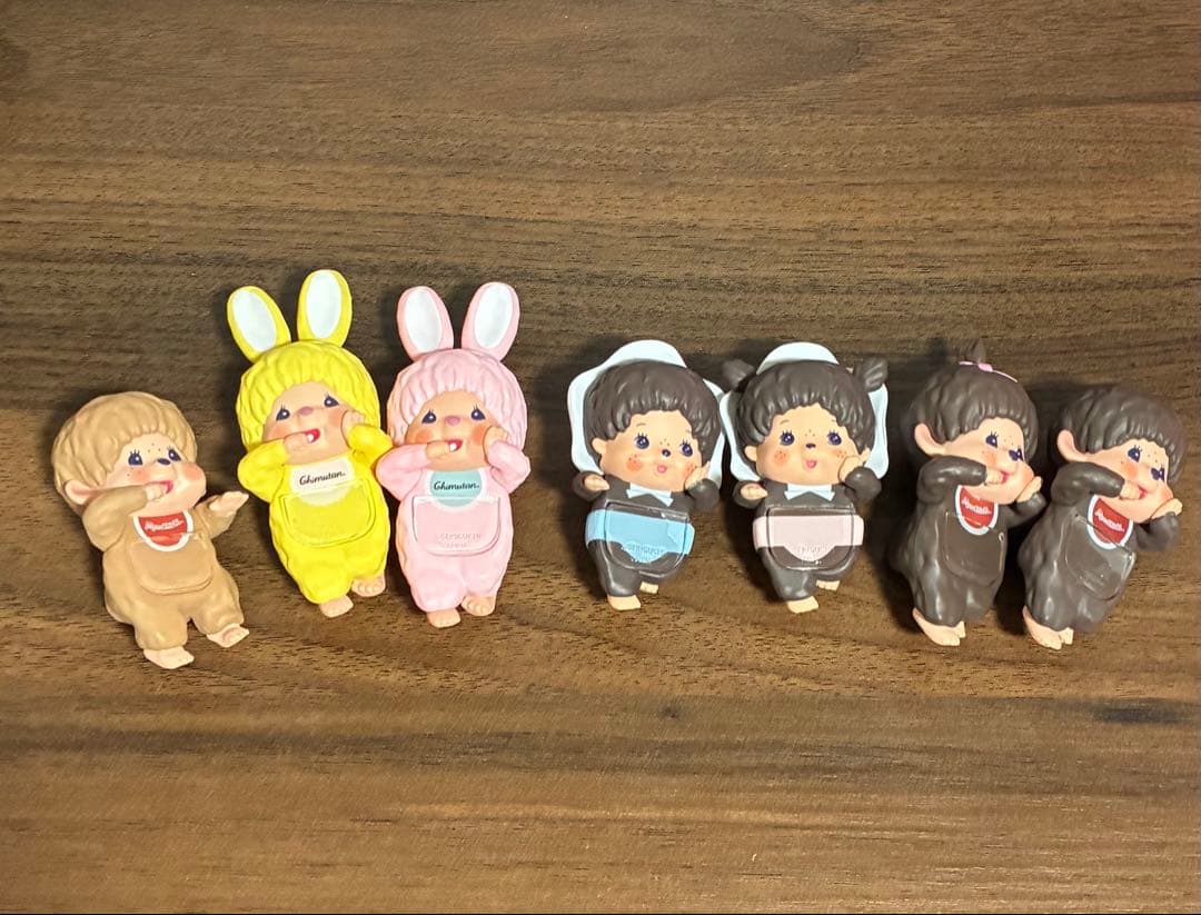 ピッバーズ　モンチッチ　コンプ　セット　HIPPERS Monchhichi HIPPERS ヒッパーズ DECORATIVE MINI FIGURES(モンチッチ)