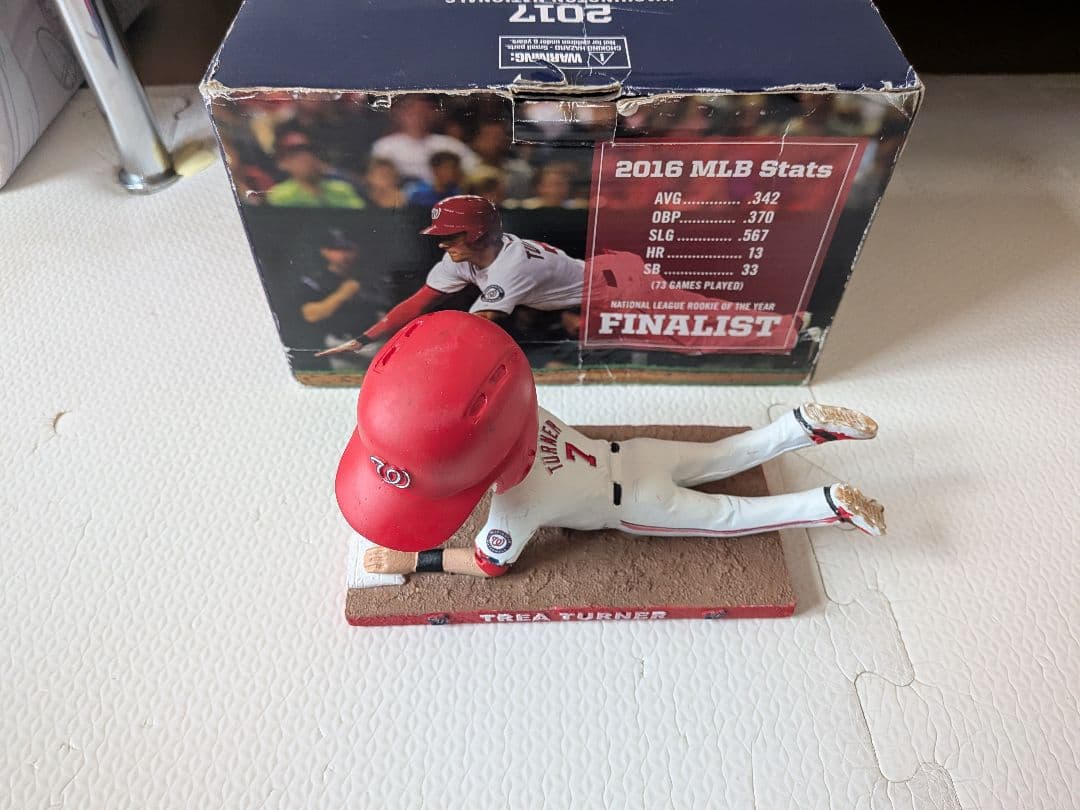 トレイ・ターナー ボブルヘッド　2017 球場配布 非売品 ふく様専用 新品 キズ無し超美品 トレイ・ターナー ボブルヘッド球場