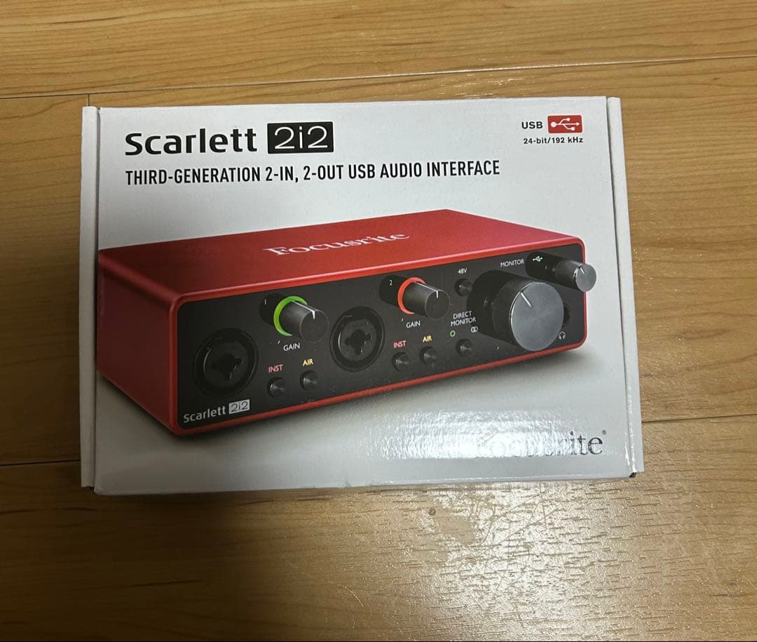 Scarlett 2i2 本体＋箱のみ Focusrite Scarlett 2i2 4th Gen — Guitar Bar