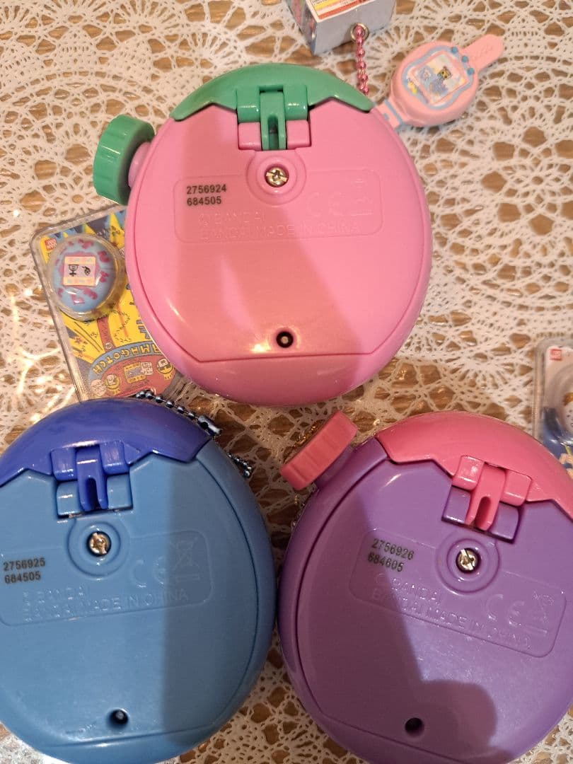 最終箱無し価格】たまごっちパラダイス ピンクブルーパープル 本体全3
