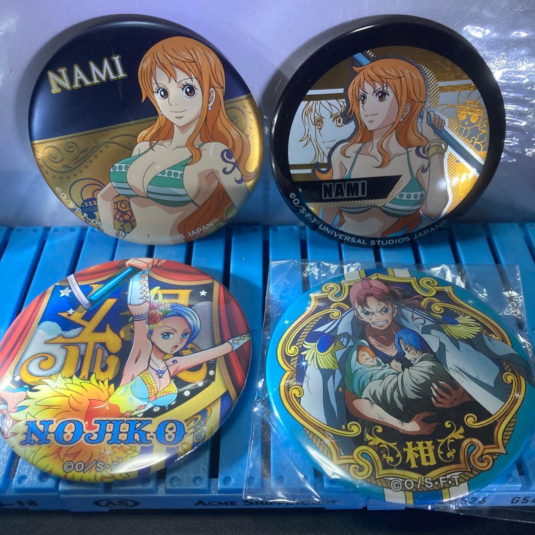 ONE PIECE 缶バッジ 輩缶バッジ USJ 限定 缶バッジ ナミ セット - メルカリ