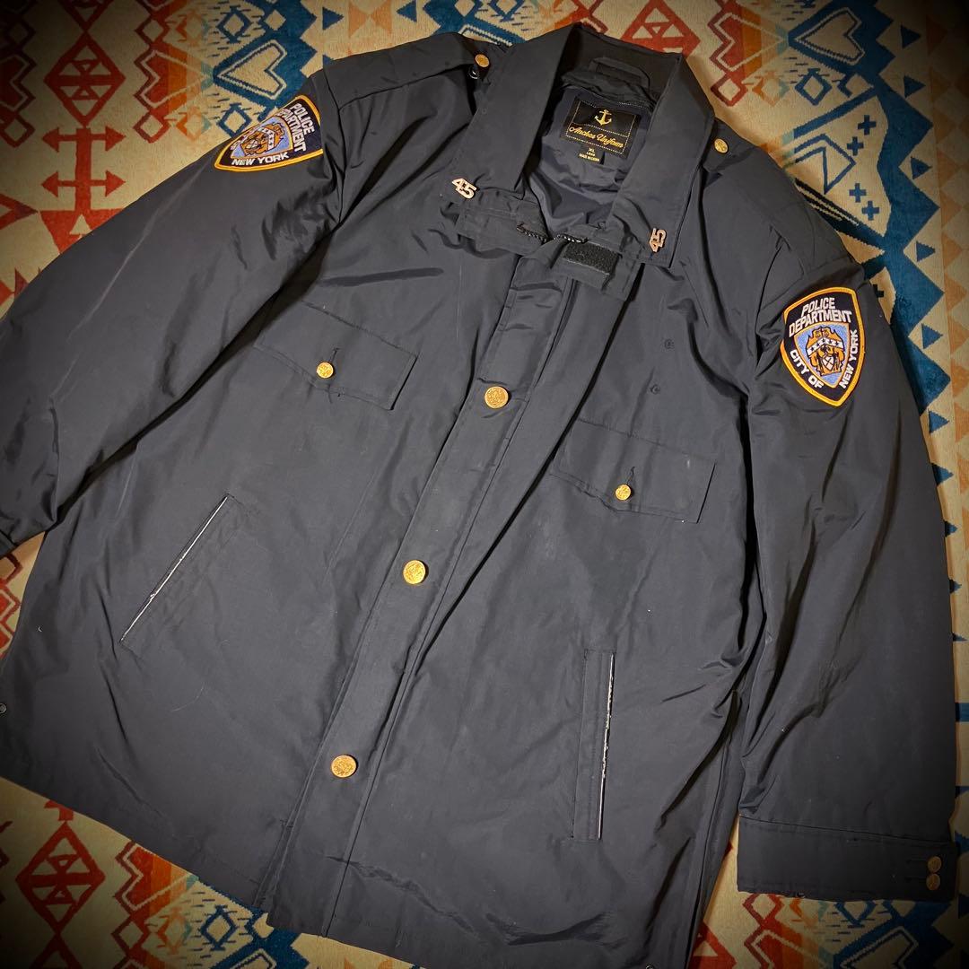 【希少特大】NYPDポリスマンジャケット ニューヨーク市警 45分署ピンズ 希少特大】NYPDポリスマンジャケット ニューヨーク市警 45分署ピンズ