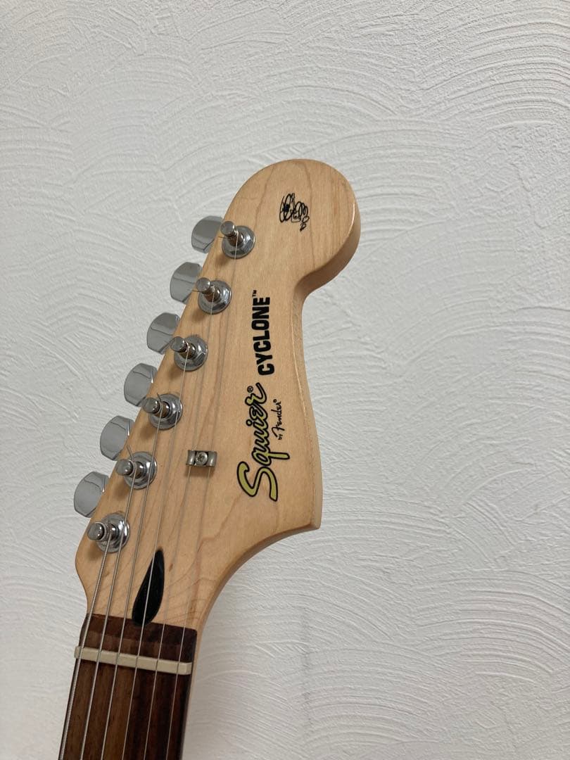 Squier cyclone スクワイヤー サイクロン イエロー - メルカリ