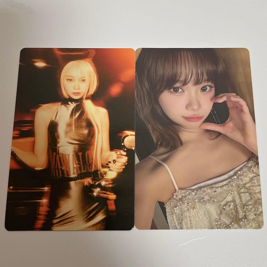 LESSERAFIM アンコール　コンサート　トレカ　チェウォン　2種 LE SSERAFIM ルセラフィムアンコンピオナZONE限定トレカ チェウォン