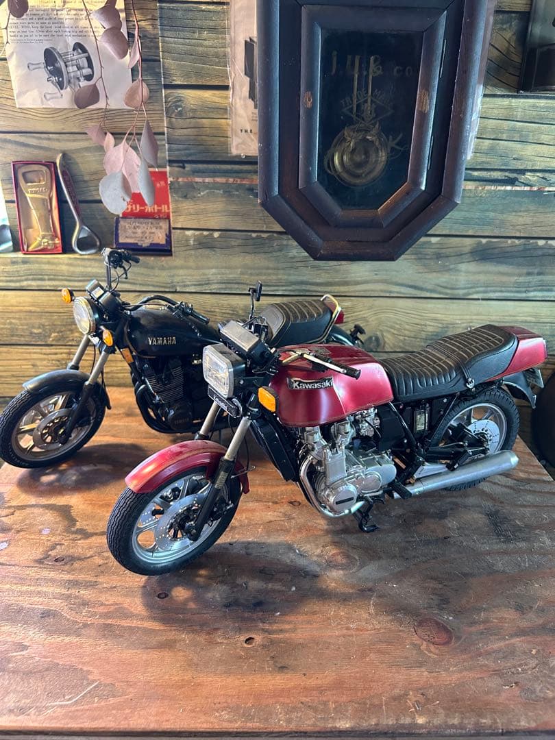 KAWASAKI Z1300 YAMAHA XS1100LG プラモデル完成品 Yahoo!オークション -「z1300 カワサキ」(プラモデル) の落札相場