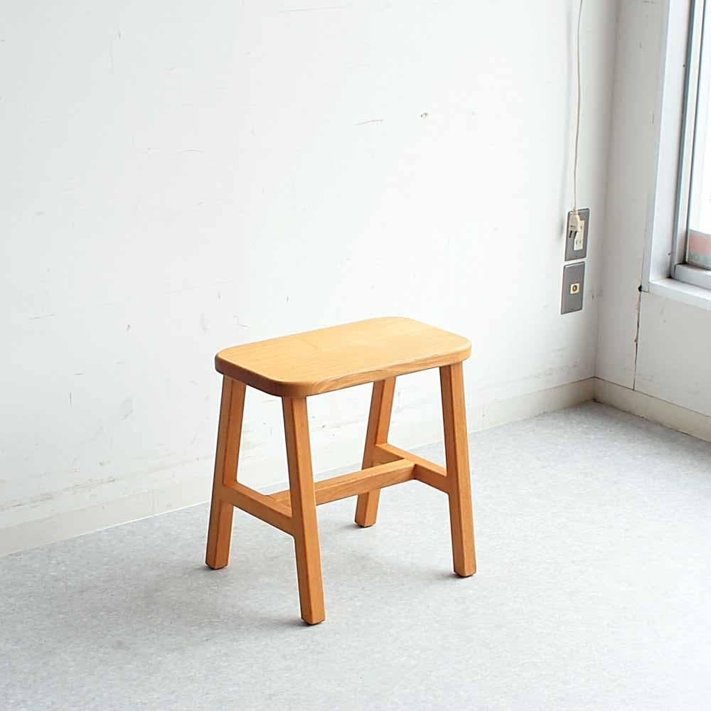 アッシュ無垢材 スツール サイドテーブルや花台としても ZR24449 無垢材 サイドテーブル スツール 花台/Solid Wood Side Table Stool