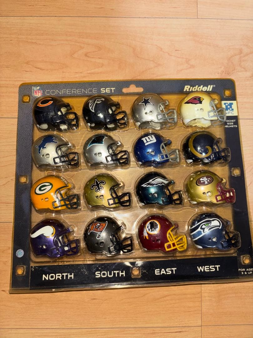 NFL Conference Set ミニヘルメット 16個セット NFL AFC Conference Riddell Speed Mini Football Helmet - Set of 16