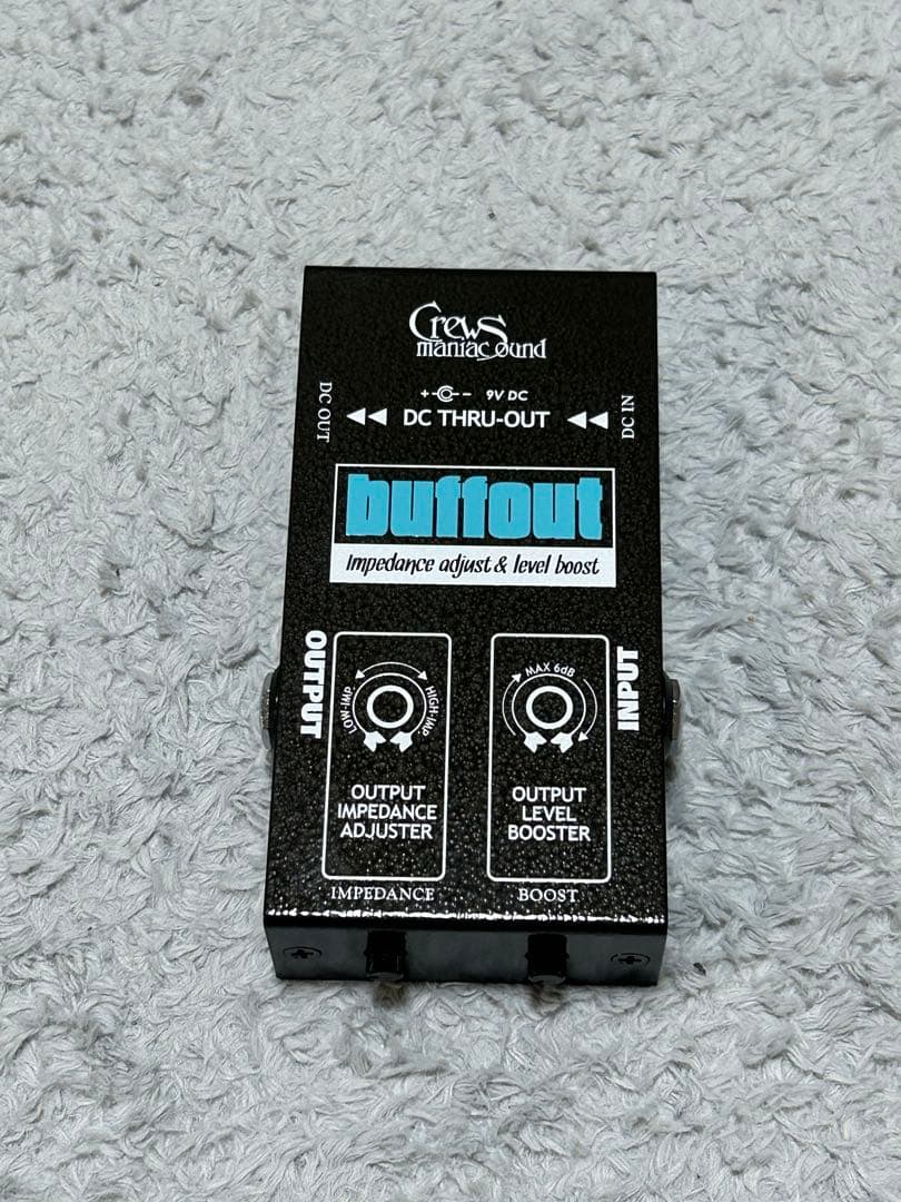 crews maniac sound buffout 美品 バッファー】Crews Maniac Soundからハイクオリティー・バッファー