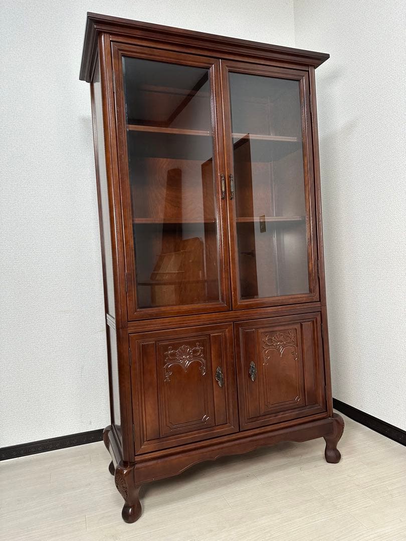 徳田家具 書棚 本棚 桜材 国会議事堂使用 カップボード 食器棚 i1※ ディスプレイ本棚 オフィス収納｜aster 900Hチェストラック aino