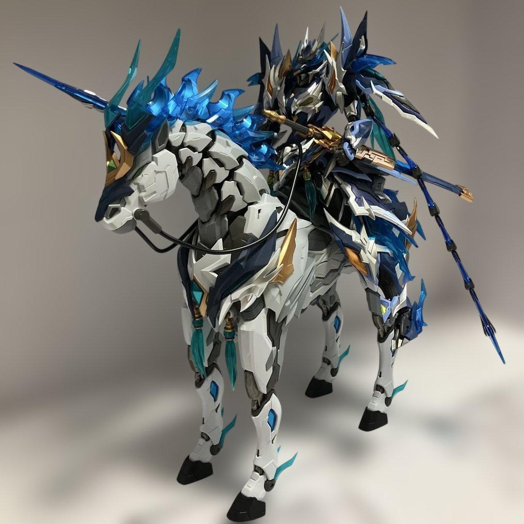 『星甲魂将伝』MNP XH05 天佑星 龍胆虎将 趙雲 玉蘭白龍駒⭐︎完成品 715GV+qxREL._AC_UF894,