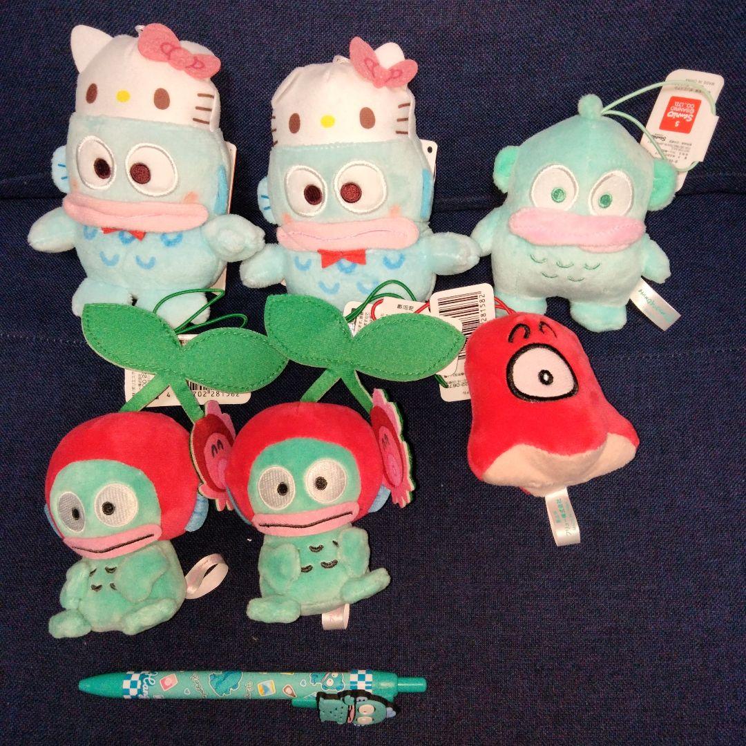 サンリオ　ハンギョドン　ぬいぐるみマスコット　まとめ売り サンリオ ハンギョドン ぬいぐるみ マスコット 5点セット まとめ売り