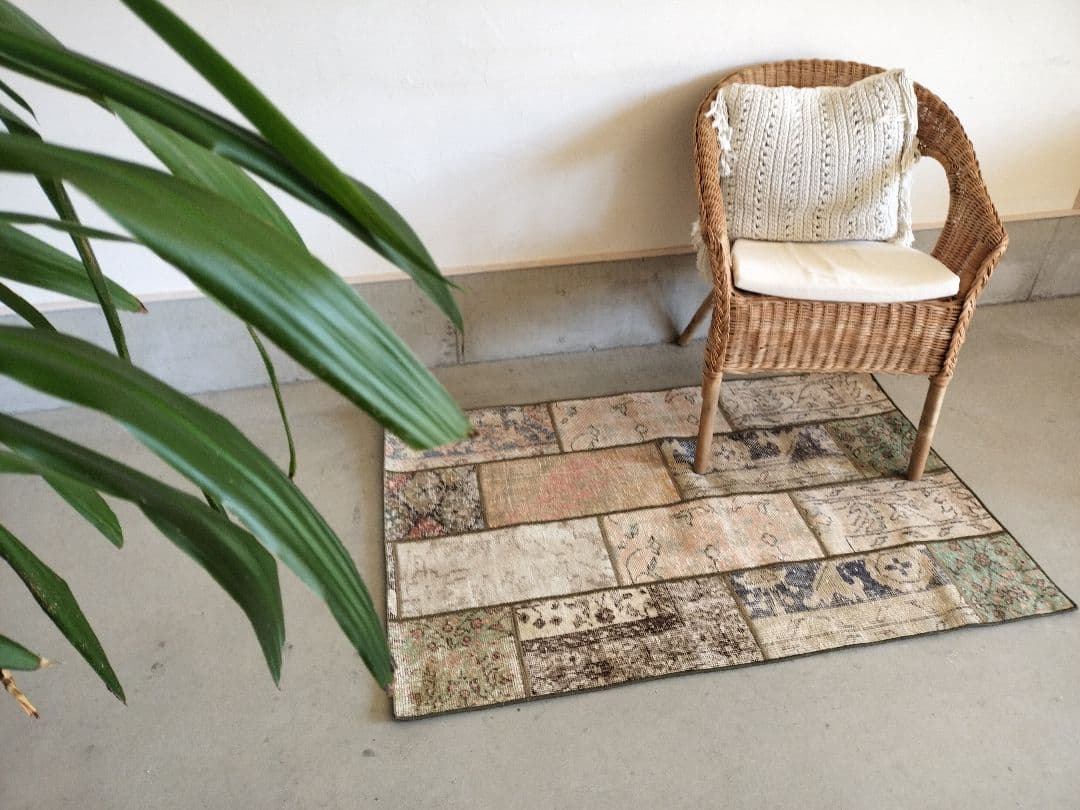 パッチワークラグNo.702