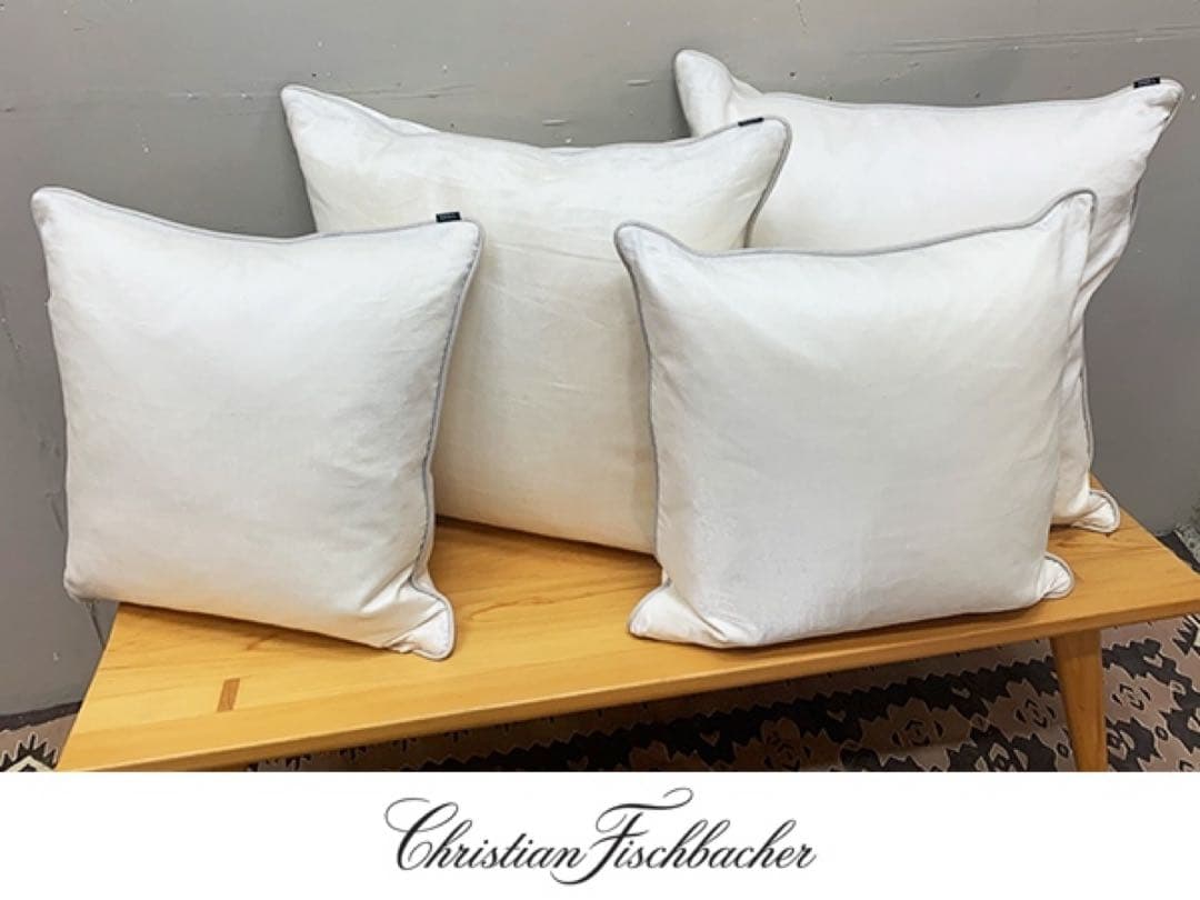 クリスチャン・フィッシュバッハ/フェザークッションテキスタイル/大小4点セット FISCHBACHER1819 / フィッシュバッハ1819 TOP | ファッション・服