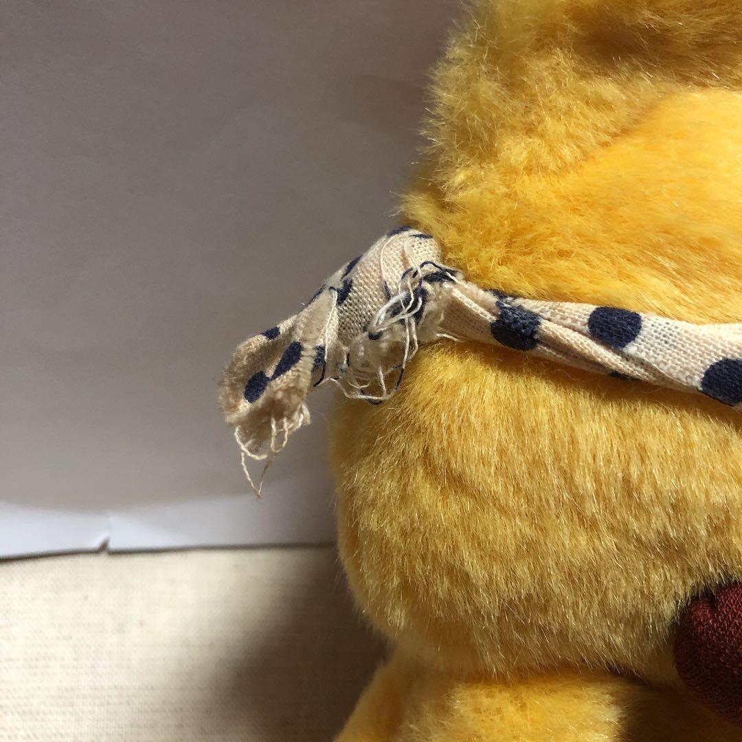 昭和レトロ ヴィンテージ ファンシー キツネ ぬいぐるみ 中古品 ②